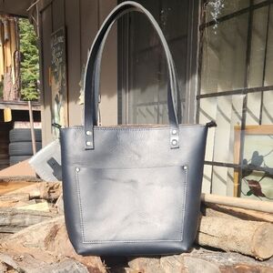 NWT Portland Leather Large Black Tote